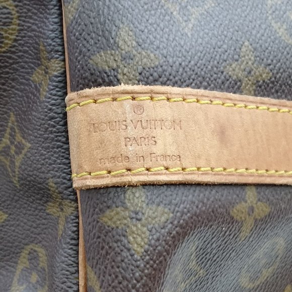 LOUIS VUITTON KEEPALL 60 BANDOULIERE TRAVEL BAG MONOGRAM - Picture 7 of 12